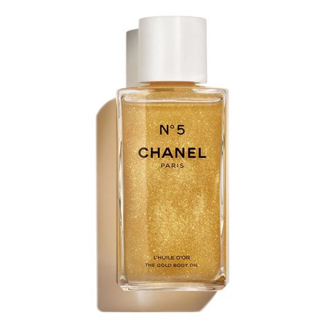 chanel no 5 l'huile corps the body oil|chanel body oil gold.